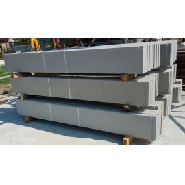 ”Prémium” Sima Lábazati betonelem 2460x300x50mm 2D, 3D kerítésekhez